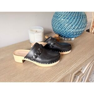 Loeffler Randall Polina Low-Heel Clogs Women Black 9.5M